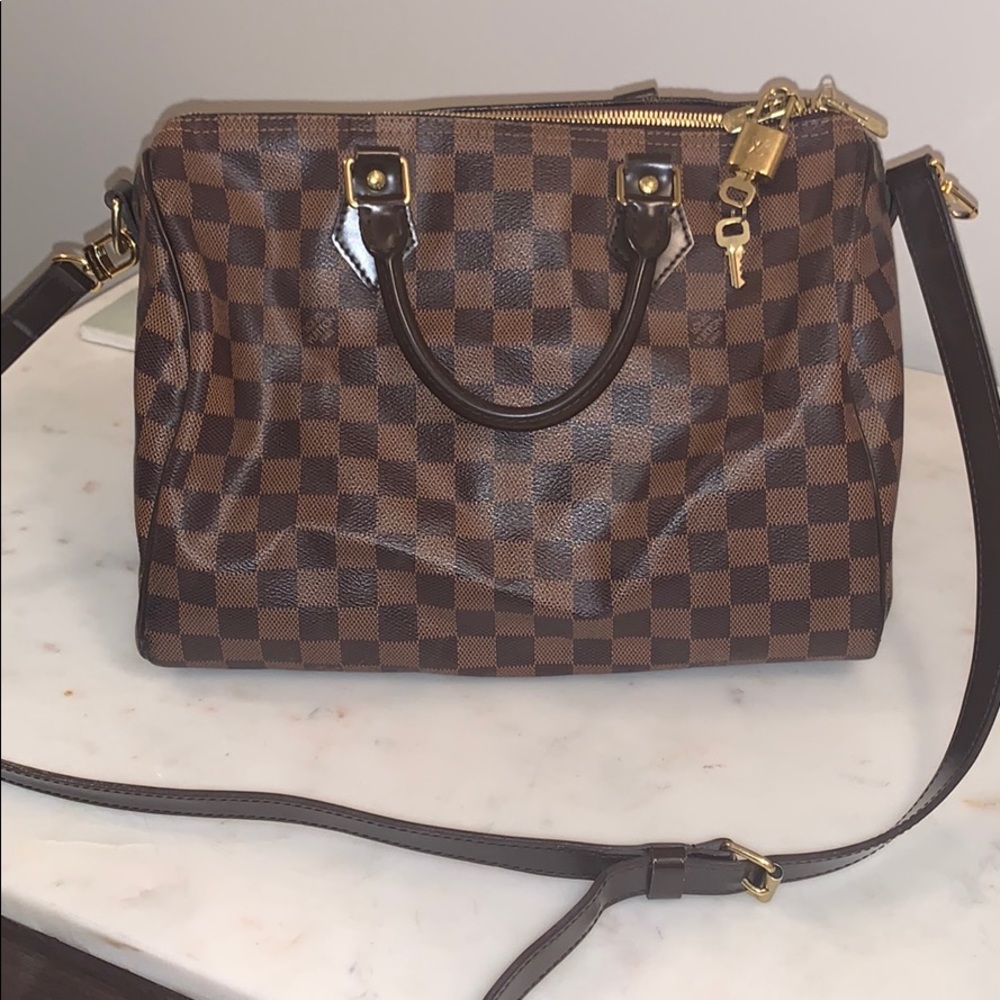 Louis Vuitton Speedy 30 Bandouliere Damier